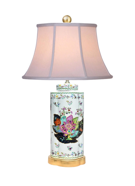 Design Shop Porcelain Tobacco Lea Jar Lamp