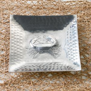 Design Shop Hammered Square Crab Tray