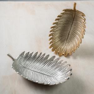 Design Shop Textured Curled Gold Leaf Bowl