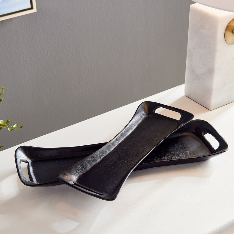 Design Shop Secilia Decorative Trays, Set Of 2