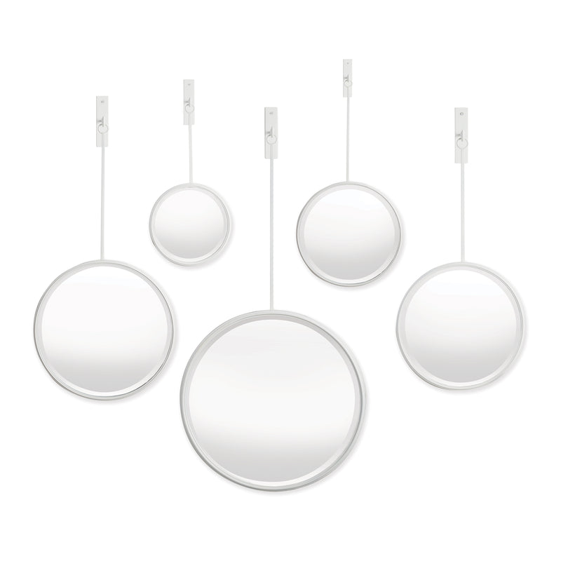Design Shop Maison Noir Pendulum Mirrors, Set Of 5