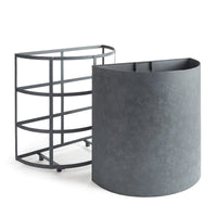 Design Shop Fremont Demilune Planter Short