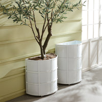 Design Shop Fremont Demilune Planter Short
