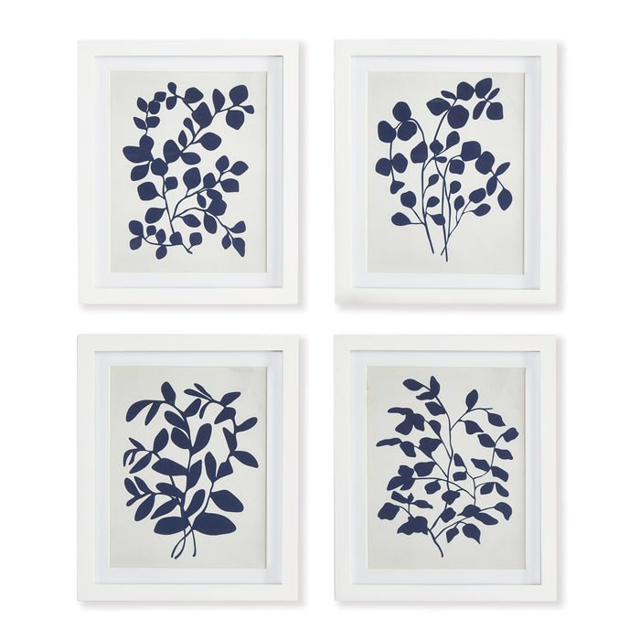 Design Shop Leafy Vine Prints, Set Of 4