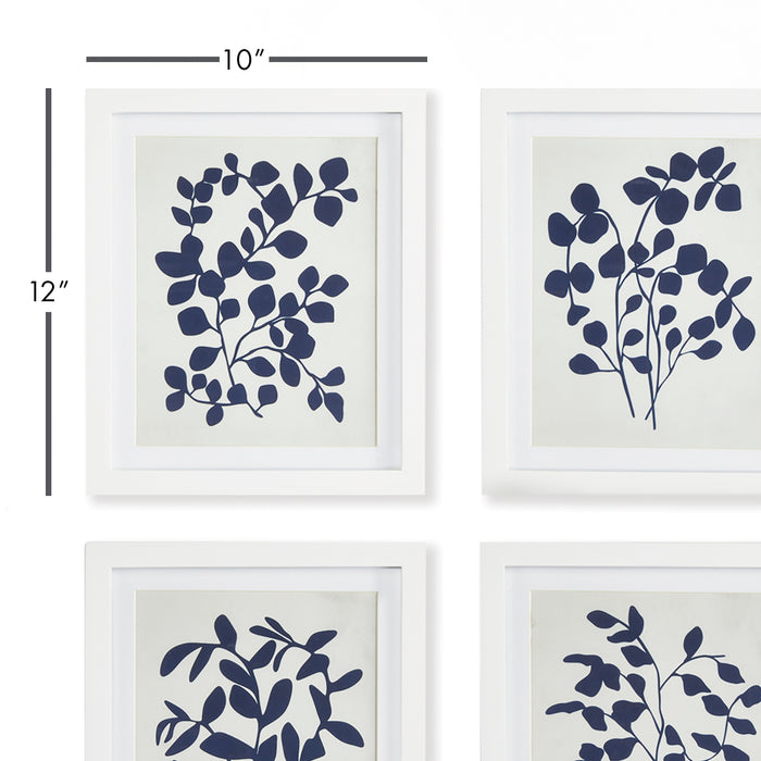 Design Shop Leafy Vine Prints, Set Of 4