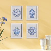 Design Shop Dynasty Petite Prints, Set Of 4
