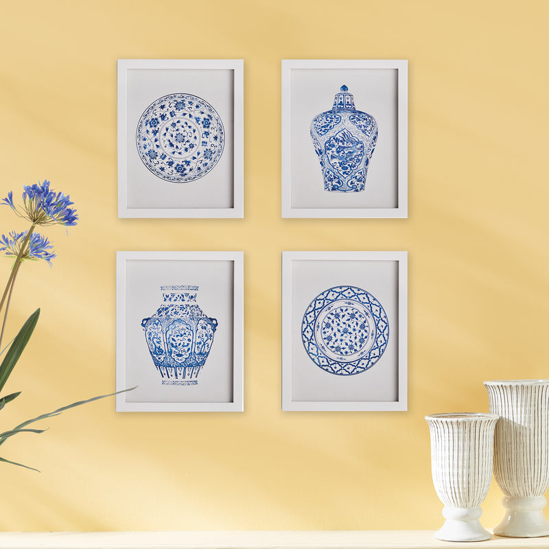 Design Shop Dynasty Petite Prints, Set Of 4