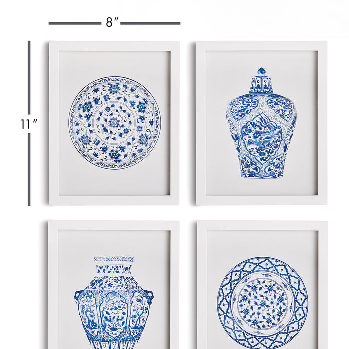 Design Shop Dynasty Petite Prints, Set Of 4