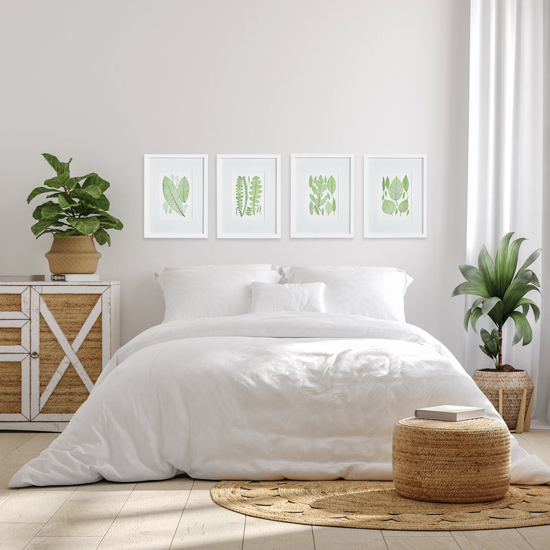Design Shop Assorted Leaf Prints, Set Of 4
