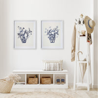Design Shop Matched Pair Floral Prints, Set Of 2