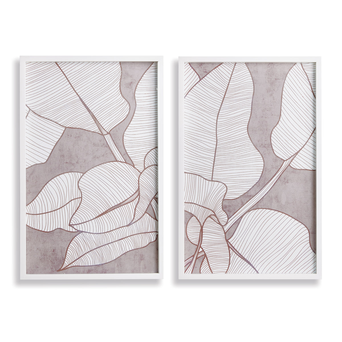 Design Shop Palm Leaf Prints, Set Of 2