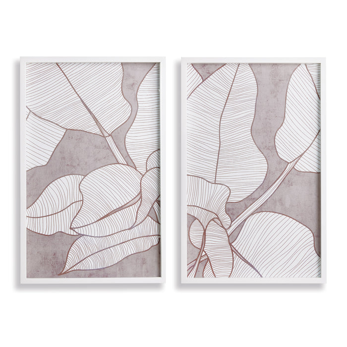 Design Shop Palm Leaf Prints, Set Of 2