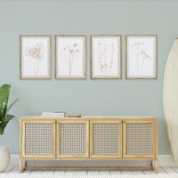 Design Shop Stylized Botanical Prints, Set Of 4