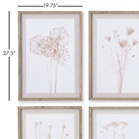 Design Shop Stylized Botanical Prints, Set Of 4
