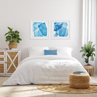Design Shop Abstract Watercolor Prints, Set Of 2