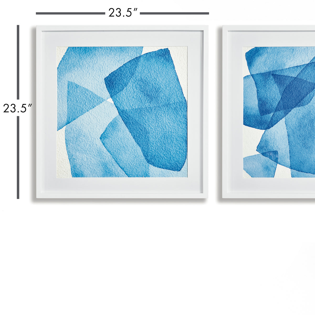 Design Shop Abstract Watercolor Prints, Set Of 2