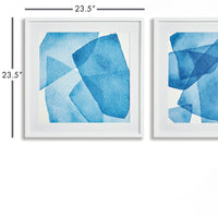 Design Shop Abstract Watercolor Prints, Set Of 2