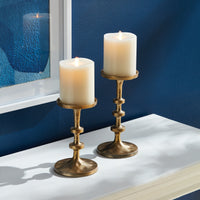 Design Shop Abacus Petite Candle Stands, Set Of 2