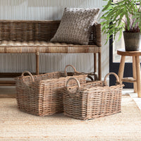 Design Shop Normandy Halo Rectangular Baskets, Set Of 2