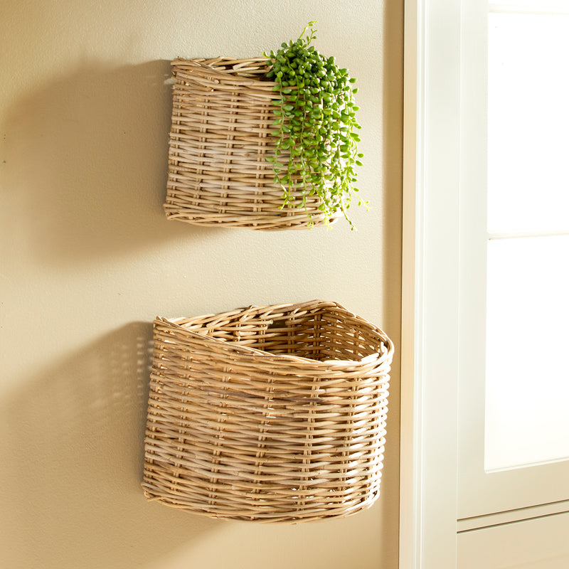 Design Shop Normandy Demilune Baskets, Set Of 2