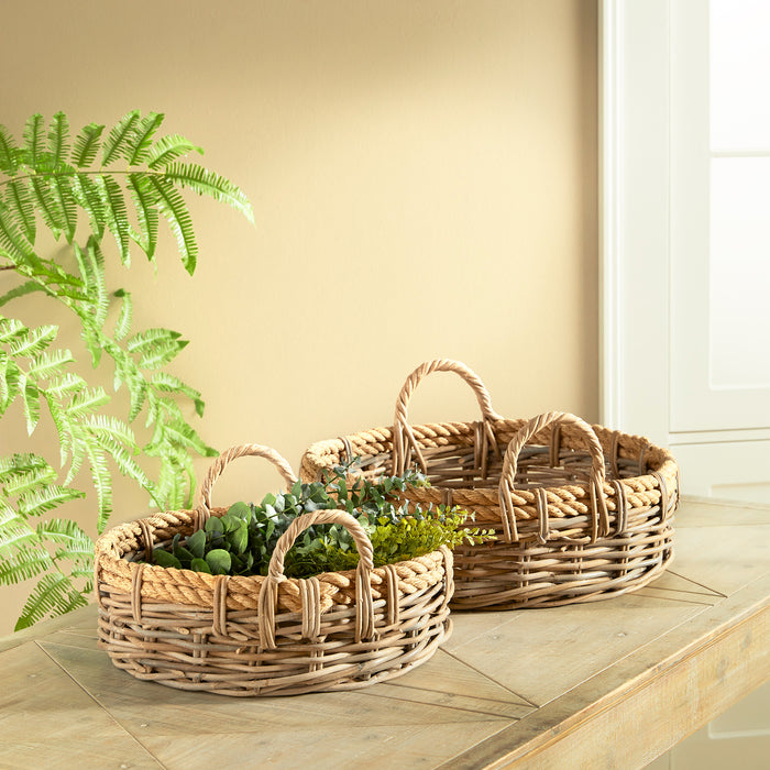 Design Shop Sonoma Low Baskets, Set Of 2
