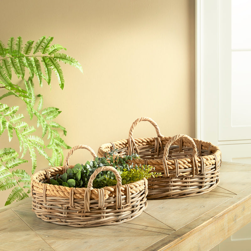 Design Shop Sonoma Low Baskets, Set Of 2