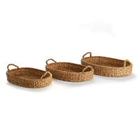 Design Shop Seagrass Oval Trays, Set Of 3