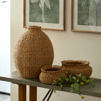 Design Shop Seagrass Teardrop Vase