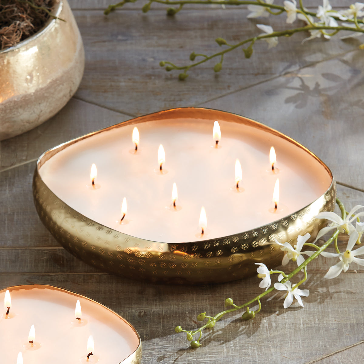 Design Shop Cashmere 10-Wick Candle Tray