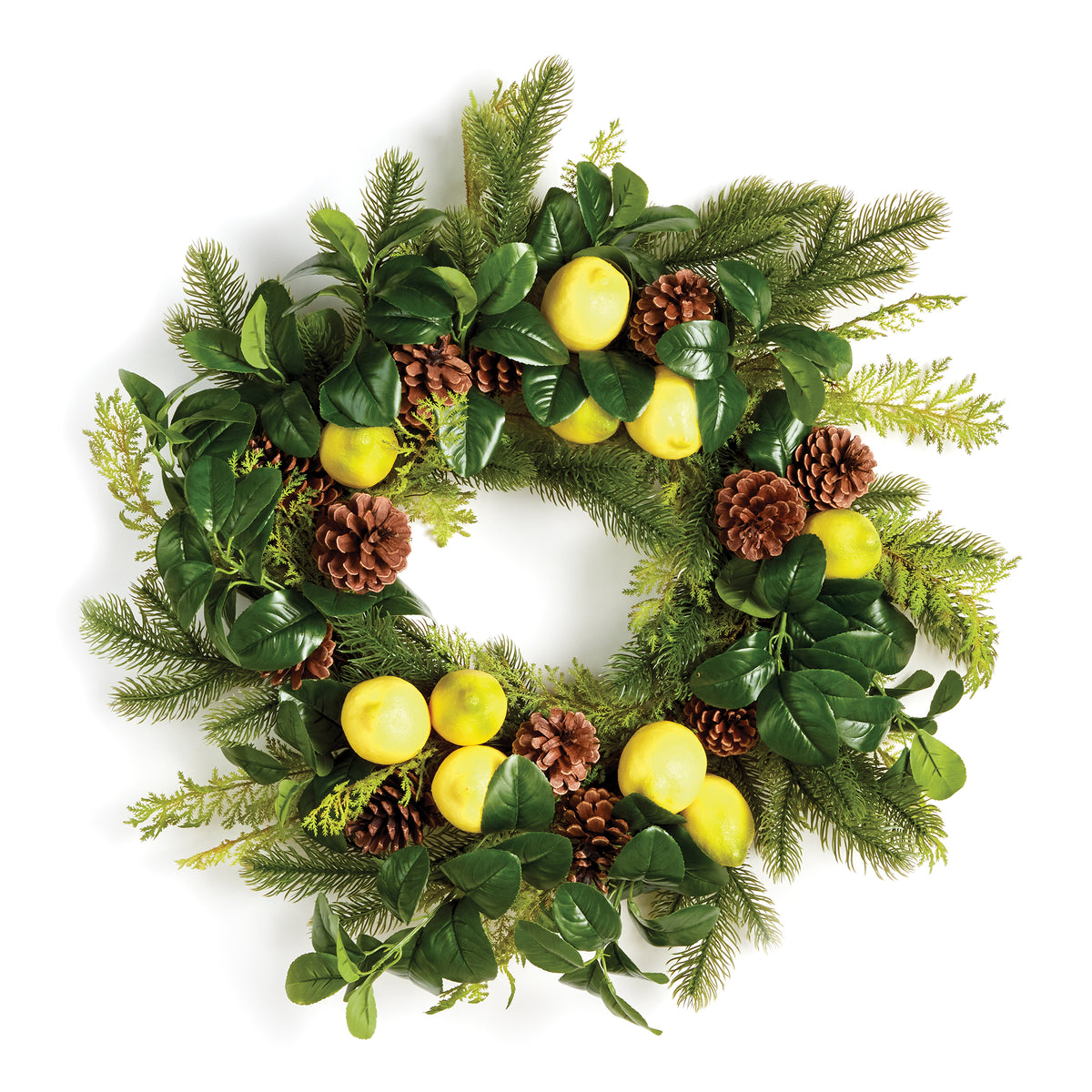 Design Shop Lemon & Mixed Botanicals Wreath 26"
