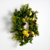 Design Shop Lemon & Mixed Botanicals Wreath 26"