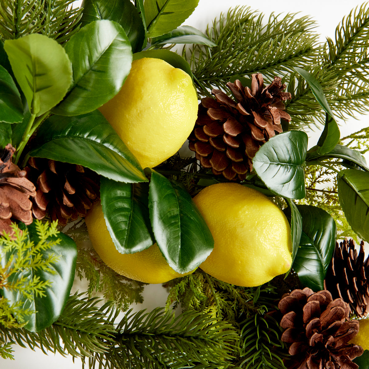 Design Shop Lemon & Mixed Botanicals Wreath 26"