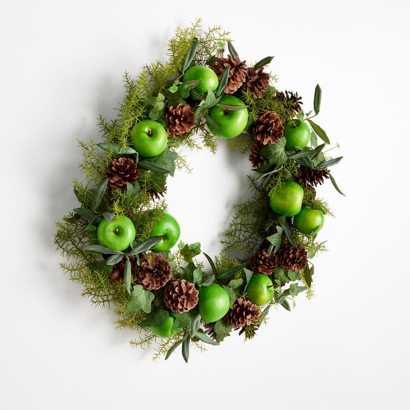 Design Shop Apple & Mixed Botanicals Wreath 24"