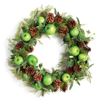 Design Shop Apple & Mixed Botanicals Wreath 24"
