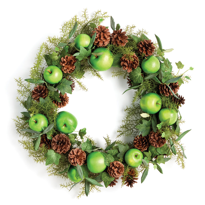 Design Shop Apple & Mixed Botanicals Wreath 24"