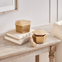 Design Shop Luca Lidded Boxes, Set Of 2