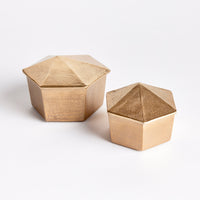 Design Shop Luca Lidded Boxes, Set Of 2