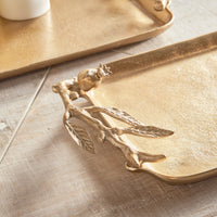Design Shop Pomegranate Branch Decorative Trays, Set Of 2