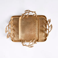 Design Shop Pomegranate Branch Decorative Trays, Set Of 2