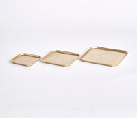 Design Shop Dezi Square Serving Trays, Set Of 3