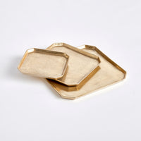 Design Shop Dezi Square Serving Trays, Set Of 3