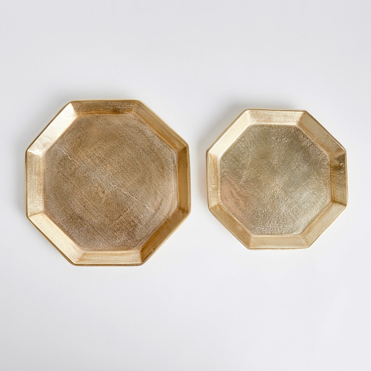 Design Shop Dezi Octagonal Serving Trays, Set Of 2