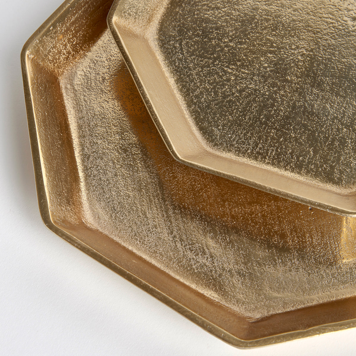Design Shop Dezi Octagonal Serving Trays, Set Of 2
