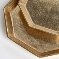Design Shop Dezi Octagonal Serving Trays, Set Of 2