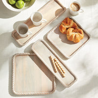 Design Shop Langley Rectangular Trays, Set Of 2