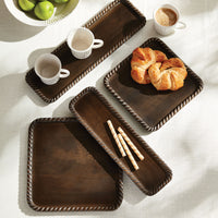 Design Shop Langley Square Trays, Set Of 2