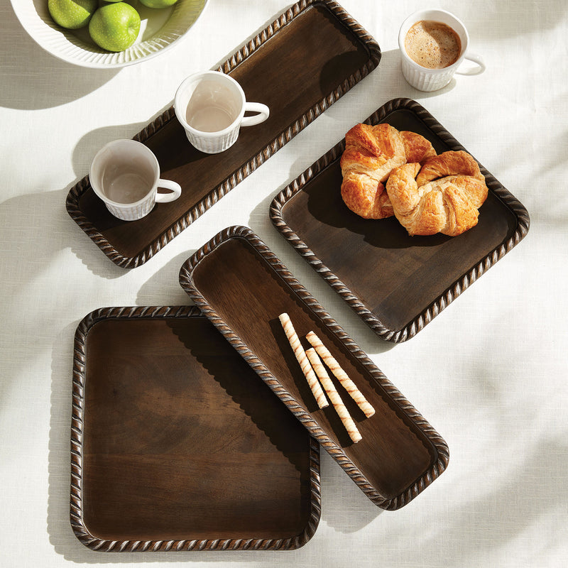 Design Shop Langley Square Trays, Set Of 2