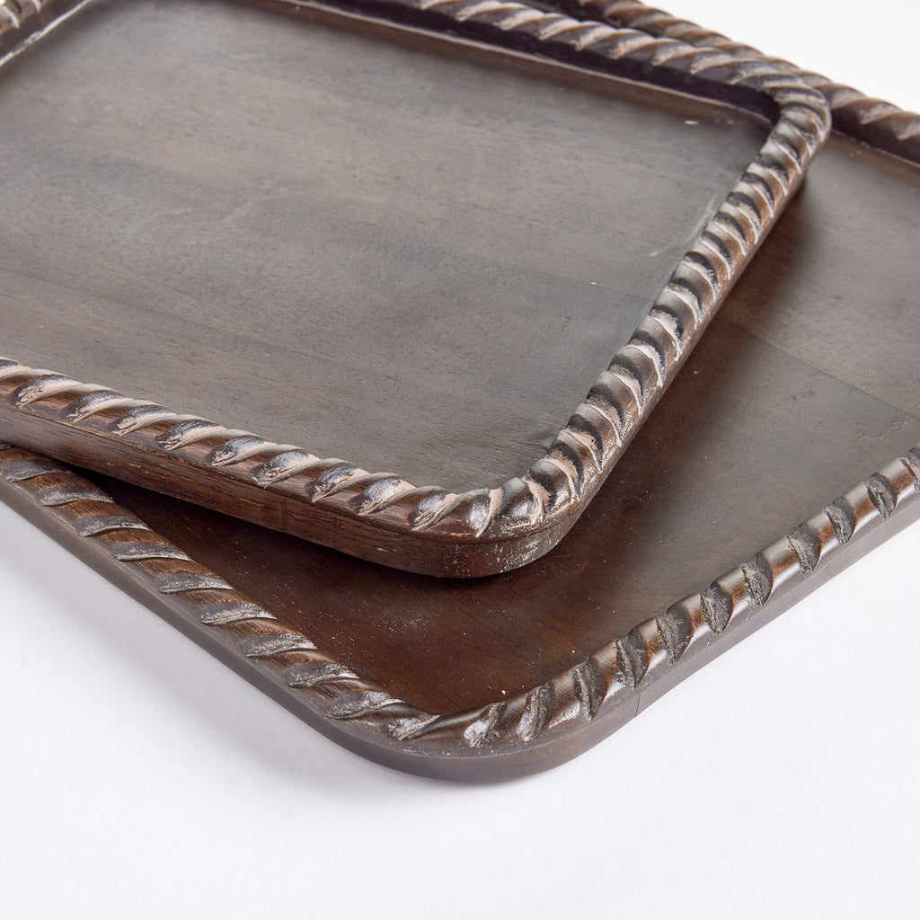 Design Shop Langley Square Trays, Set Of 2 – Design Shop By Shell