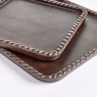 Design Shop Langley Square Trays, Set Of 2