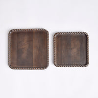 Design Shop Langley Square Trays, Set Of 2